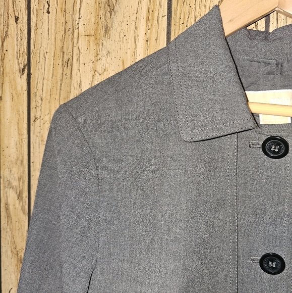 MICHAEL KORS Charcoal Grey Jacket Pancho Cape - Medium - Picture 4 of 5